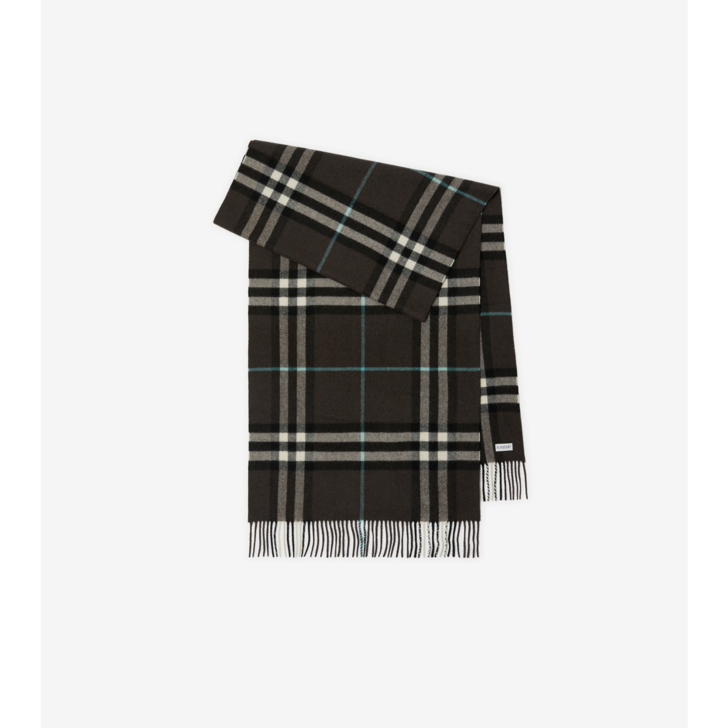 チェック カシミアスカーフ (オッター) | Burberry®公式サイト