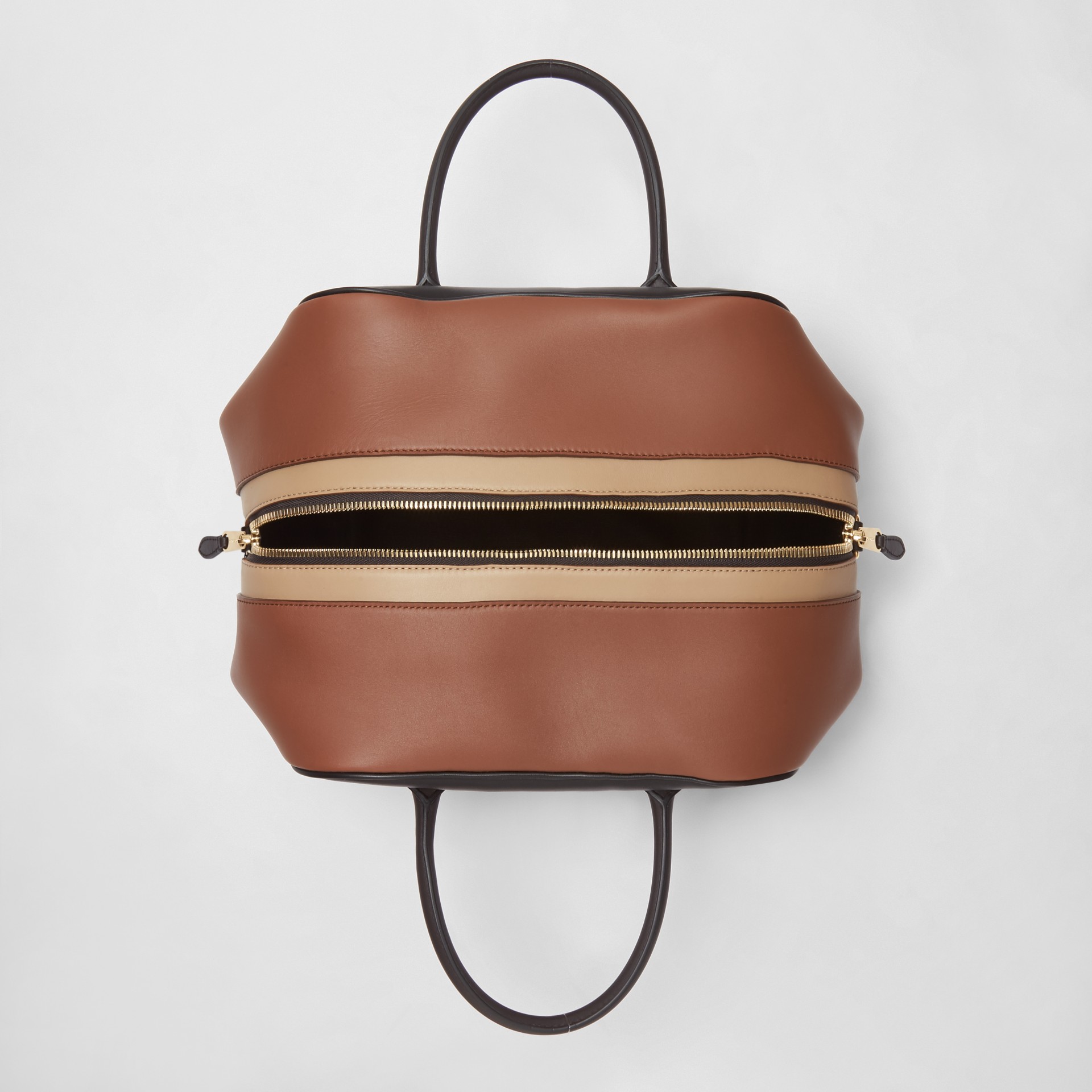 Medium Panelled Leather Cube Bag in Black Women Burberry Canada