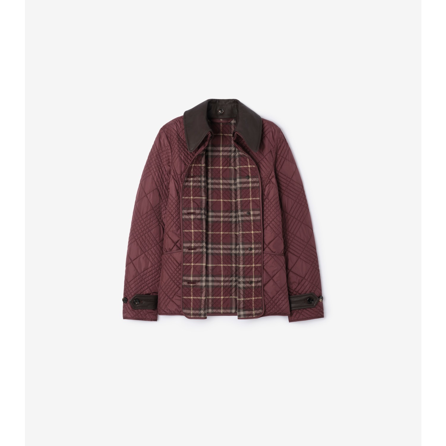 Micro Check-stitch Nylon Jacket