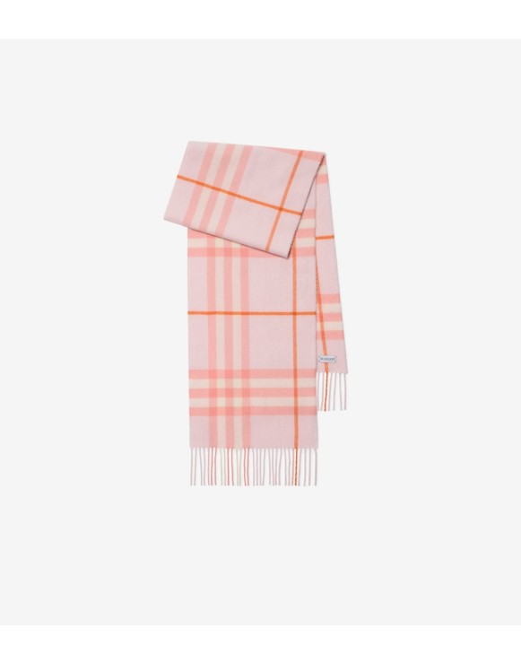 Check Cashmere Scarf