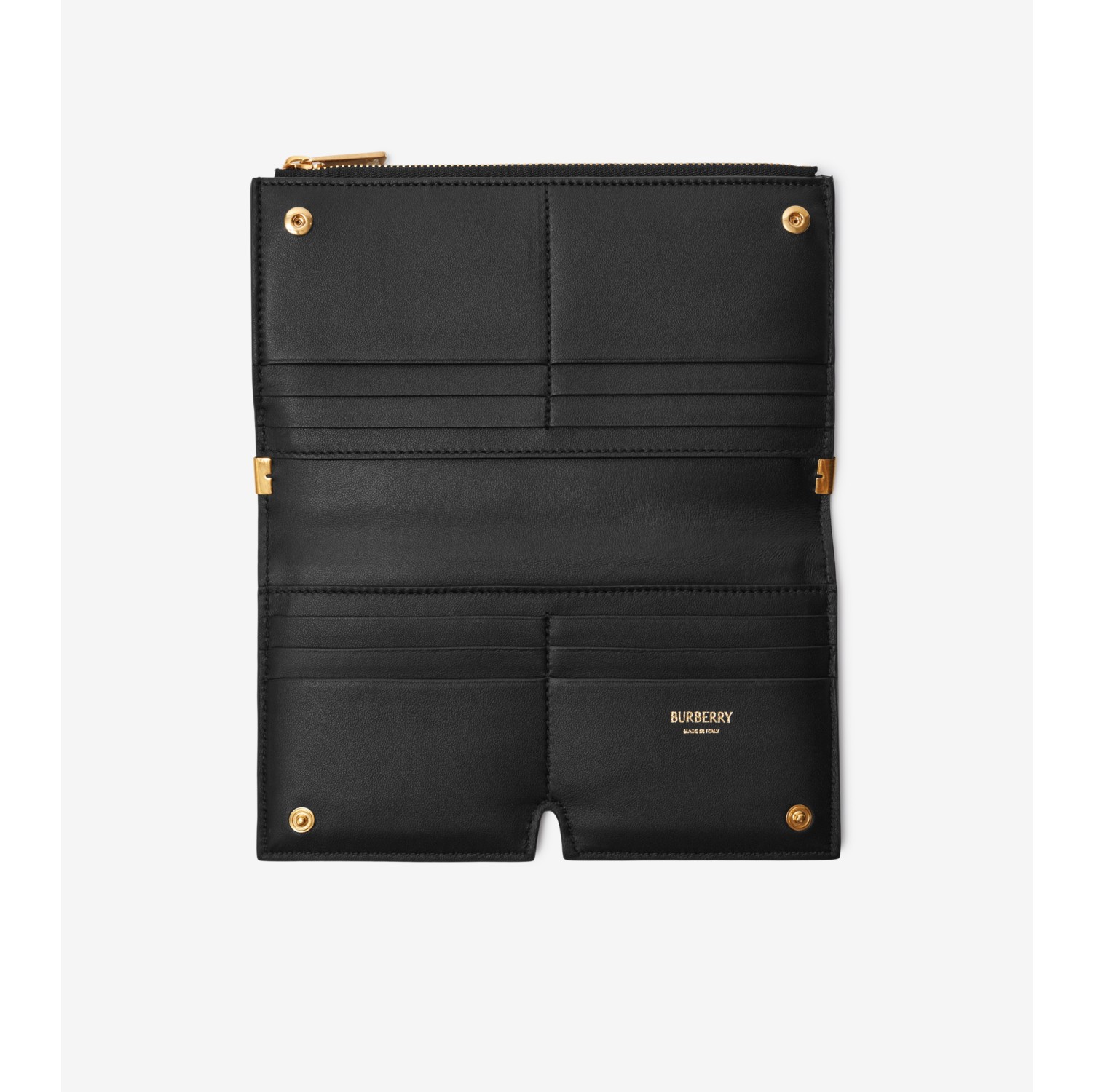 Large Snip Bifold Wallet in Black - Women | Burberry® Official