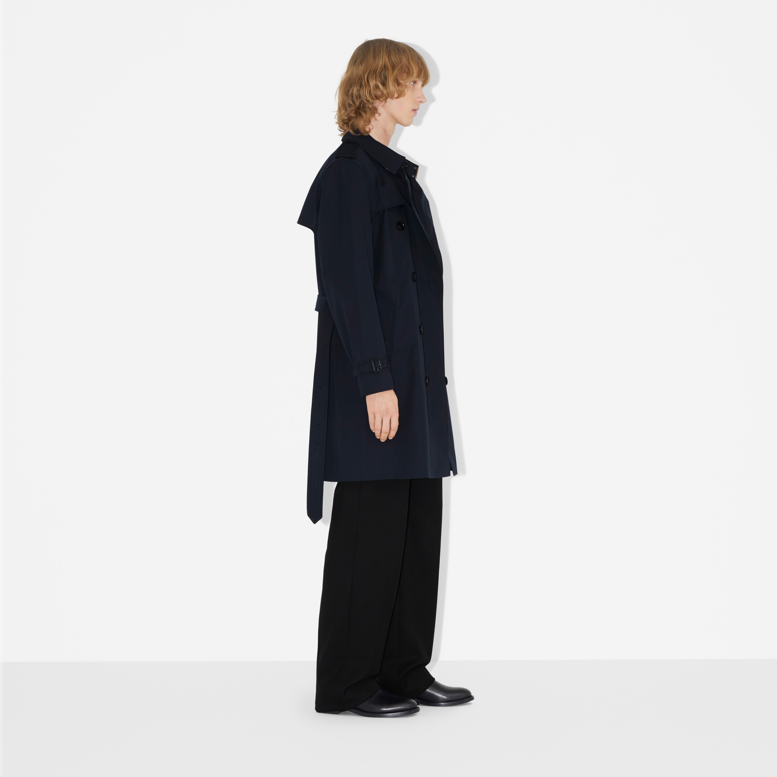 Mid-length Kensington Heritage Trench Coat in Coal Blue - Men | Burberry® Official - 3