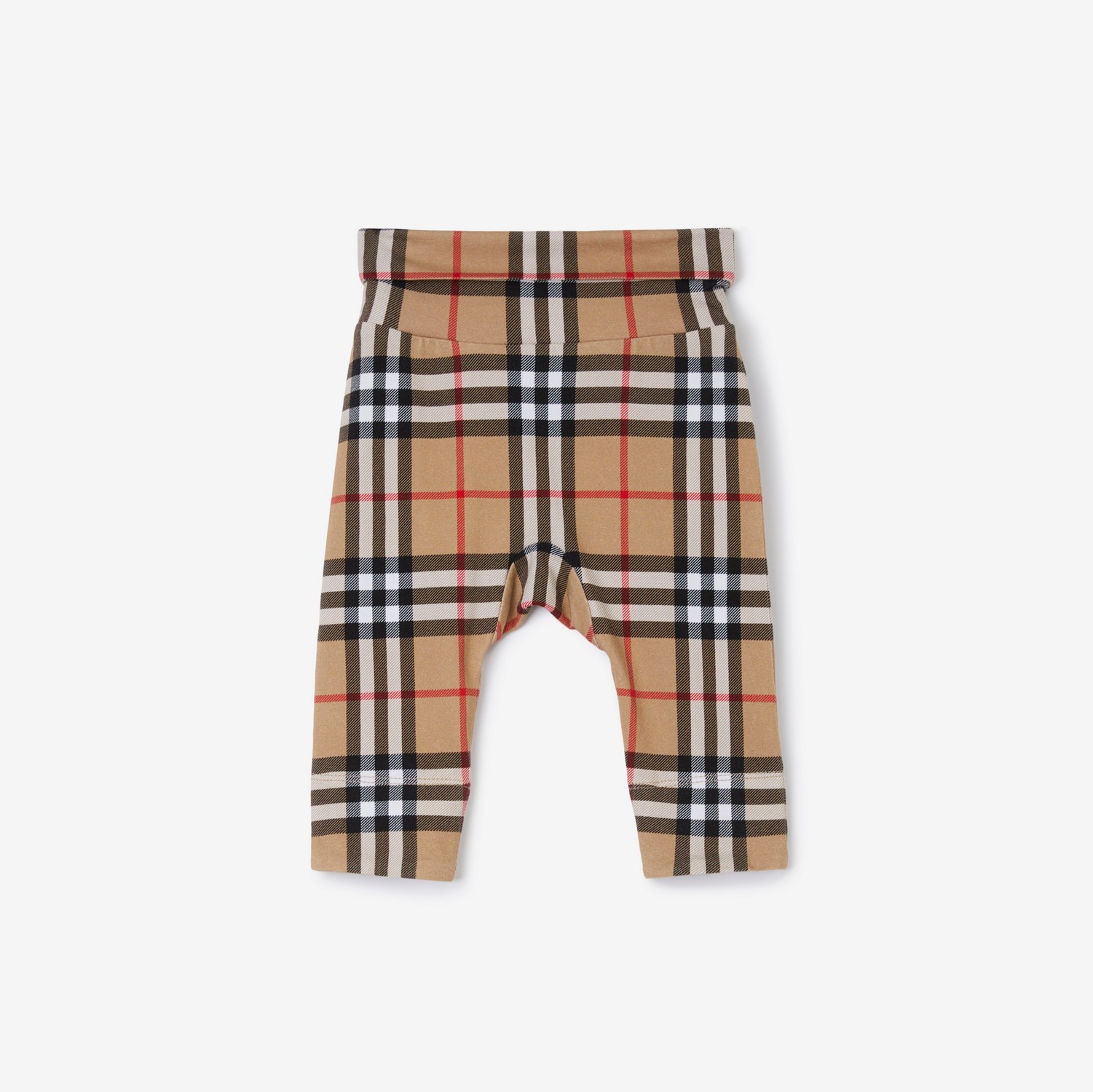 Check Two-piece Baby Gift Set in Archive Beige - Children | Burberry® Official
