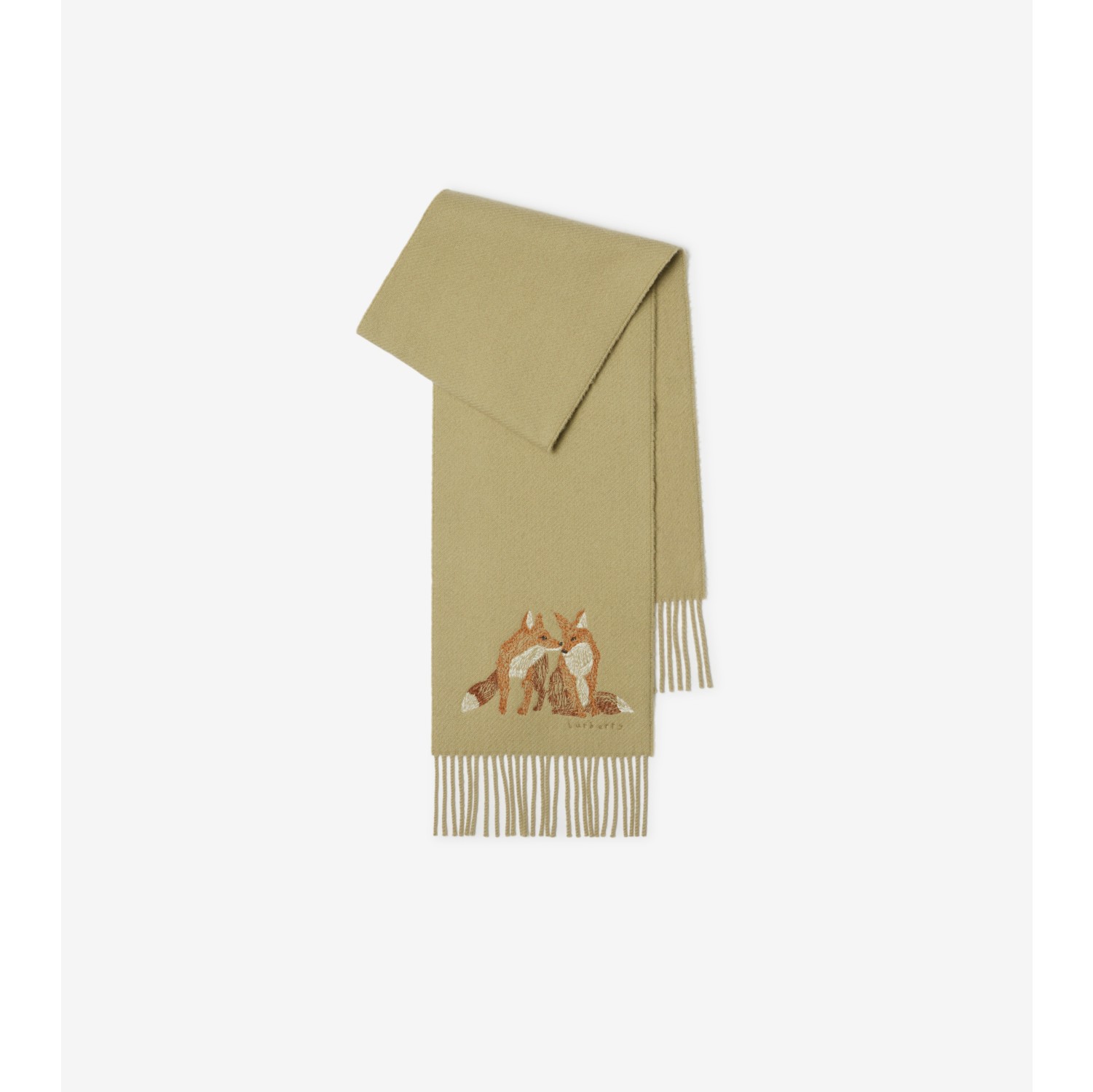 Fox Wool Cashmere Scarf