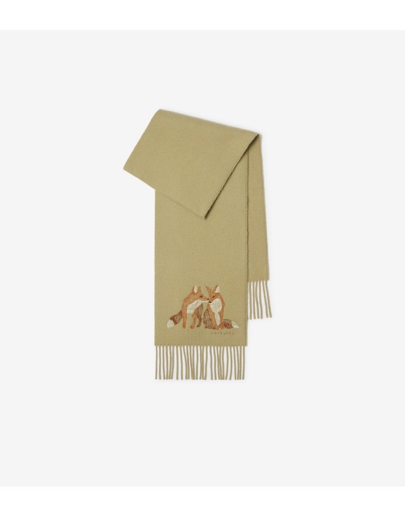 Fox Wool Cashmere Scarf