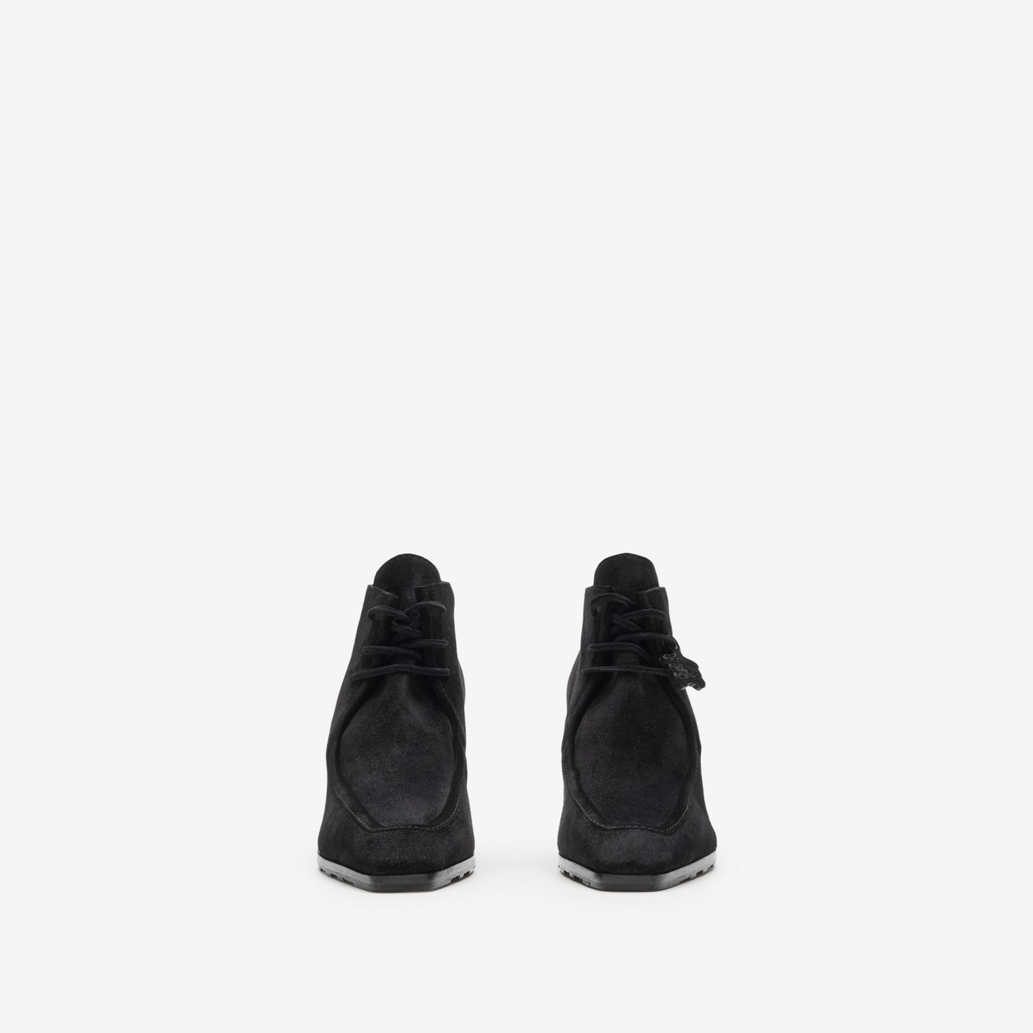 Ankle boots Storm de camurça (Preto) - Mulheres | Burberry® oficial