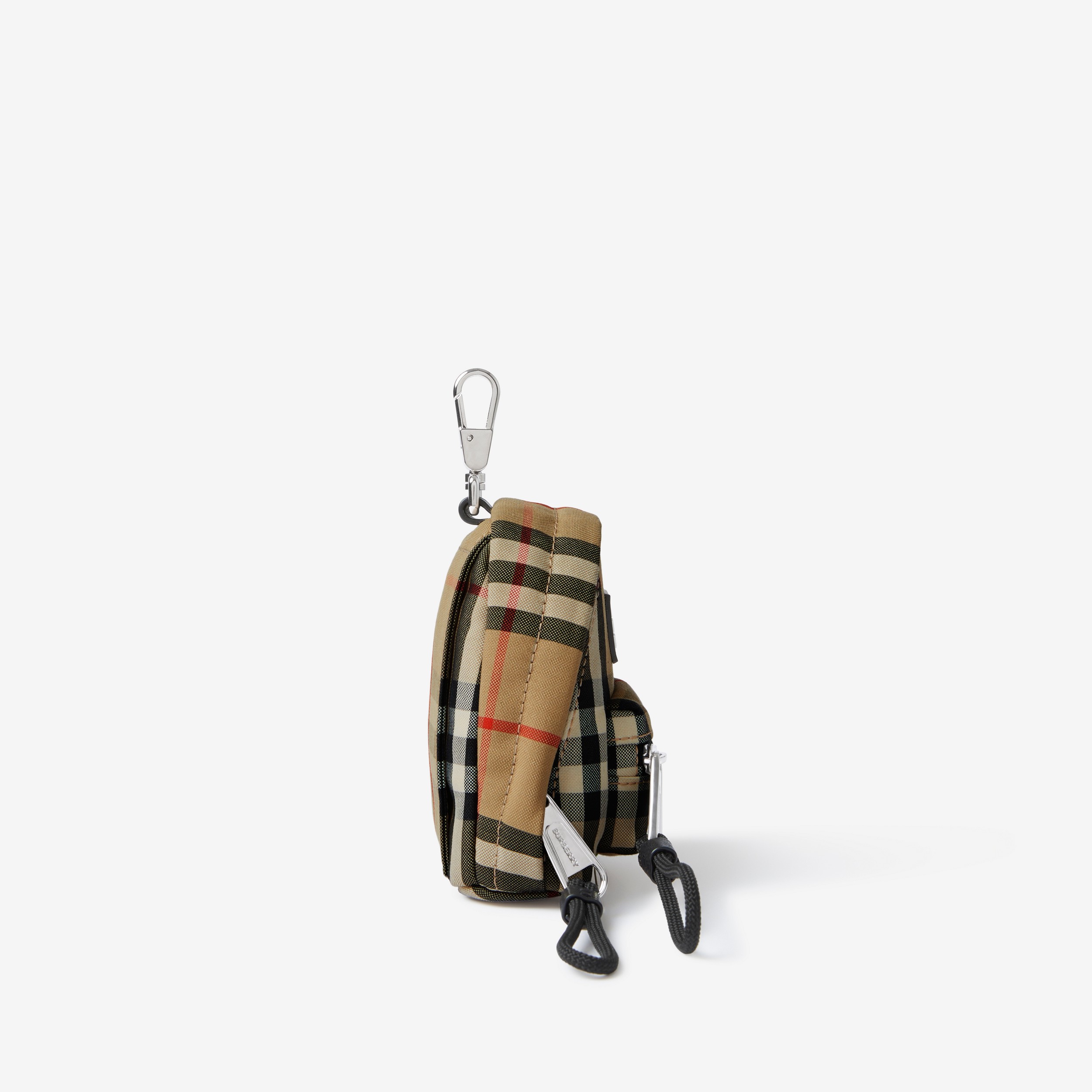 Adorno de mochila com estampa Vintage Check (Bege Clássico) | Burberry® oficial - 2
