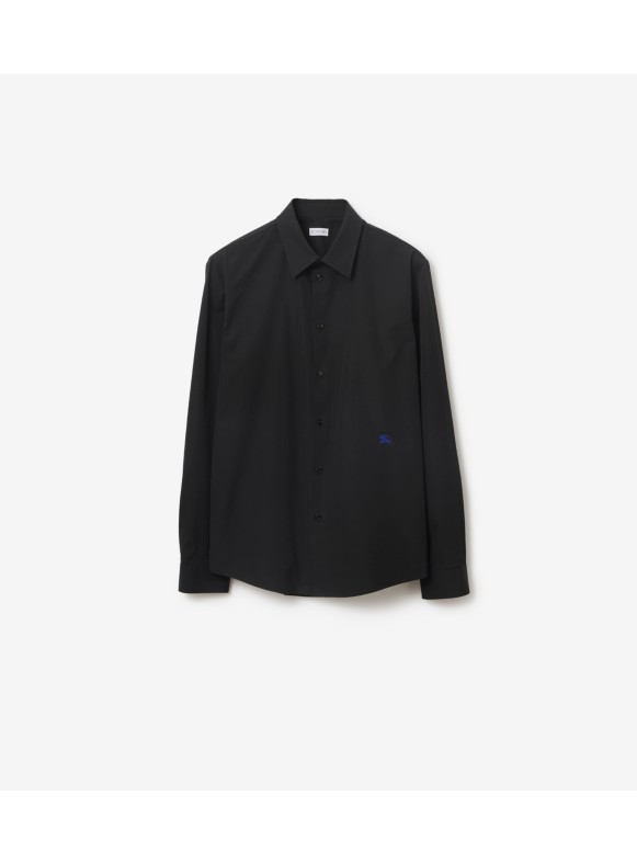 Black long outlet sleeve burberry shirt