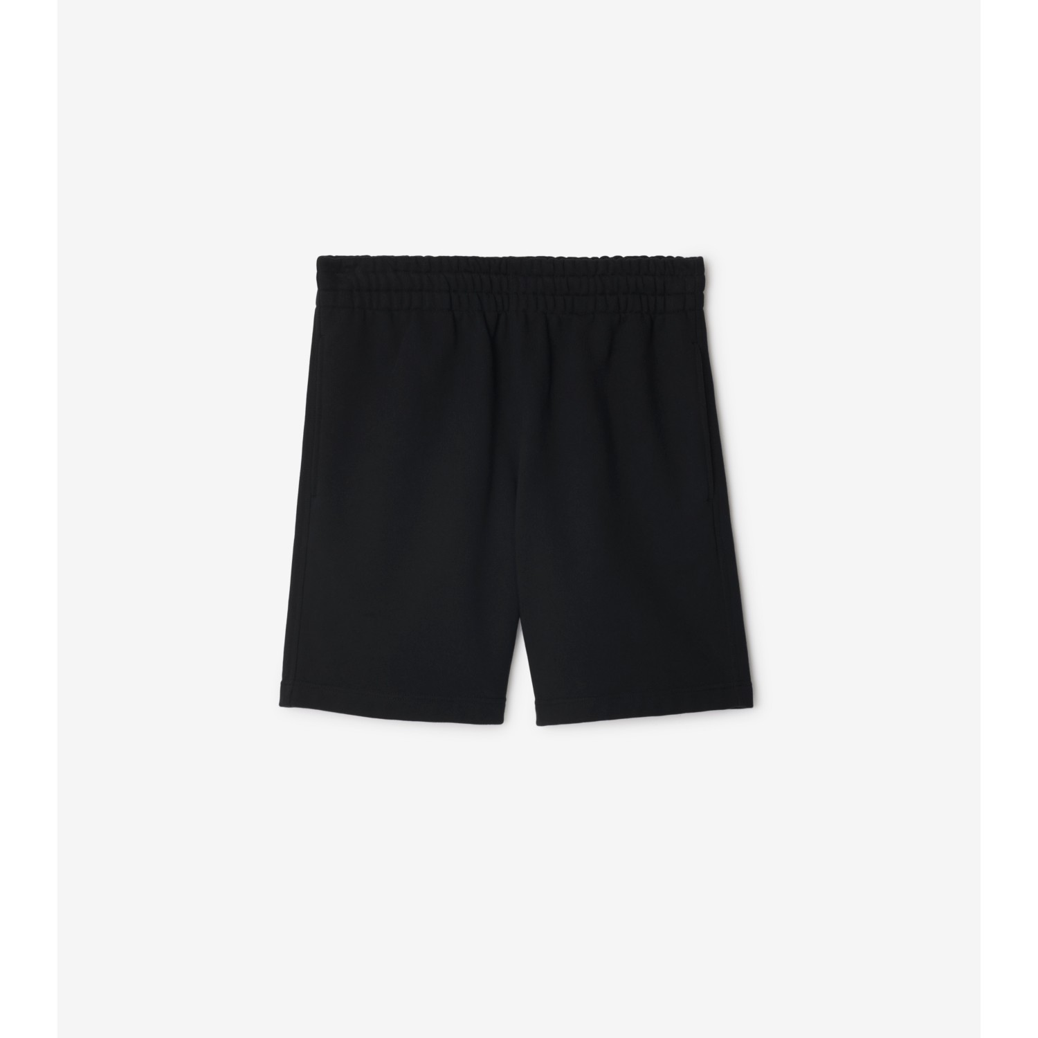Check Label Cotton Shorts