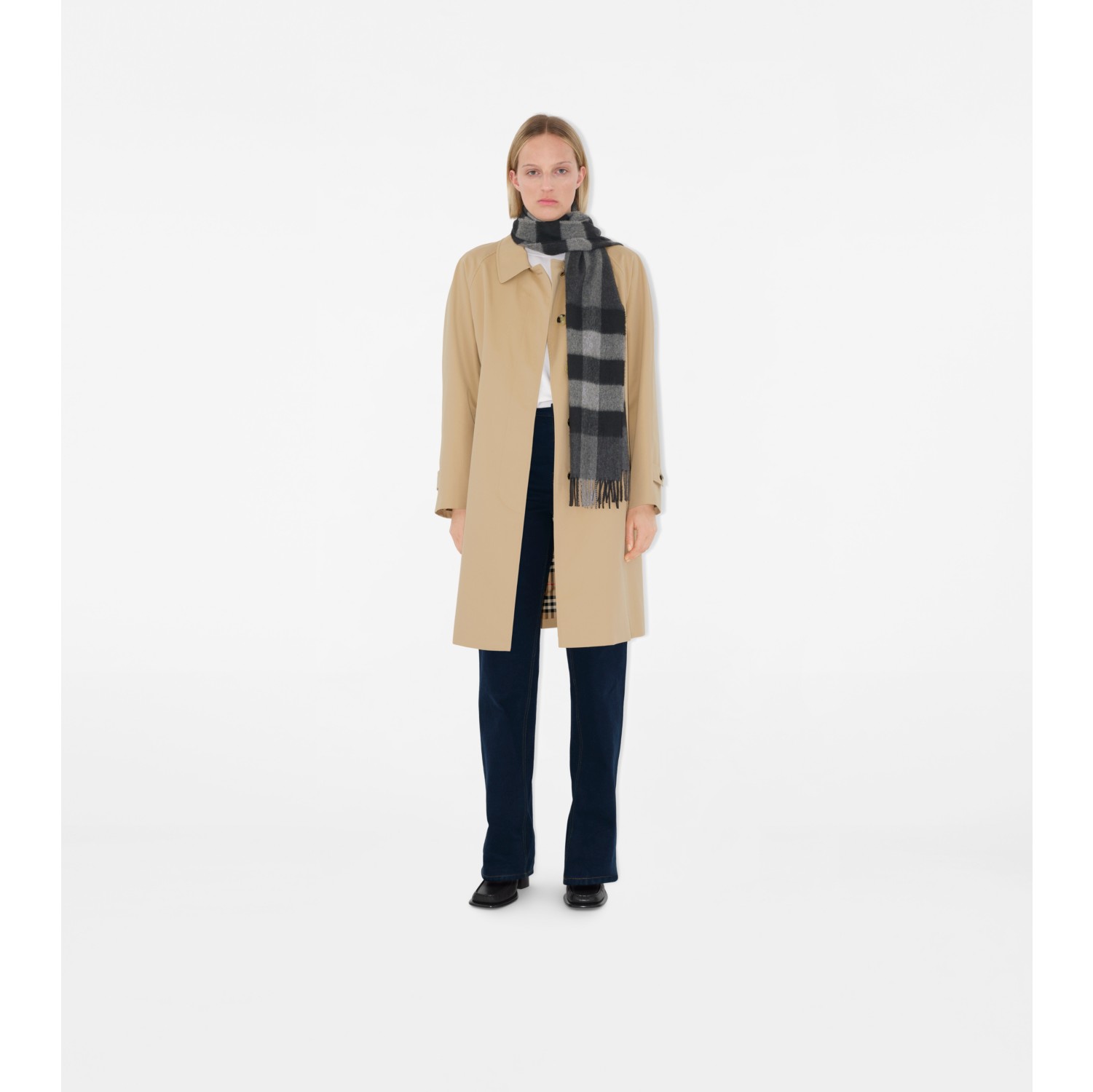 Sciarpa in cashmere Check