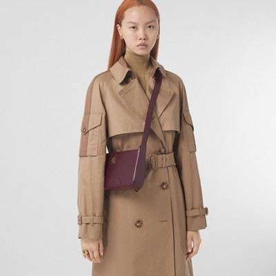 burberry bag maroon