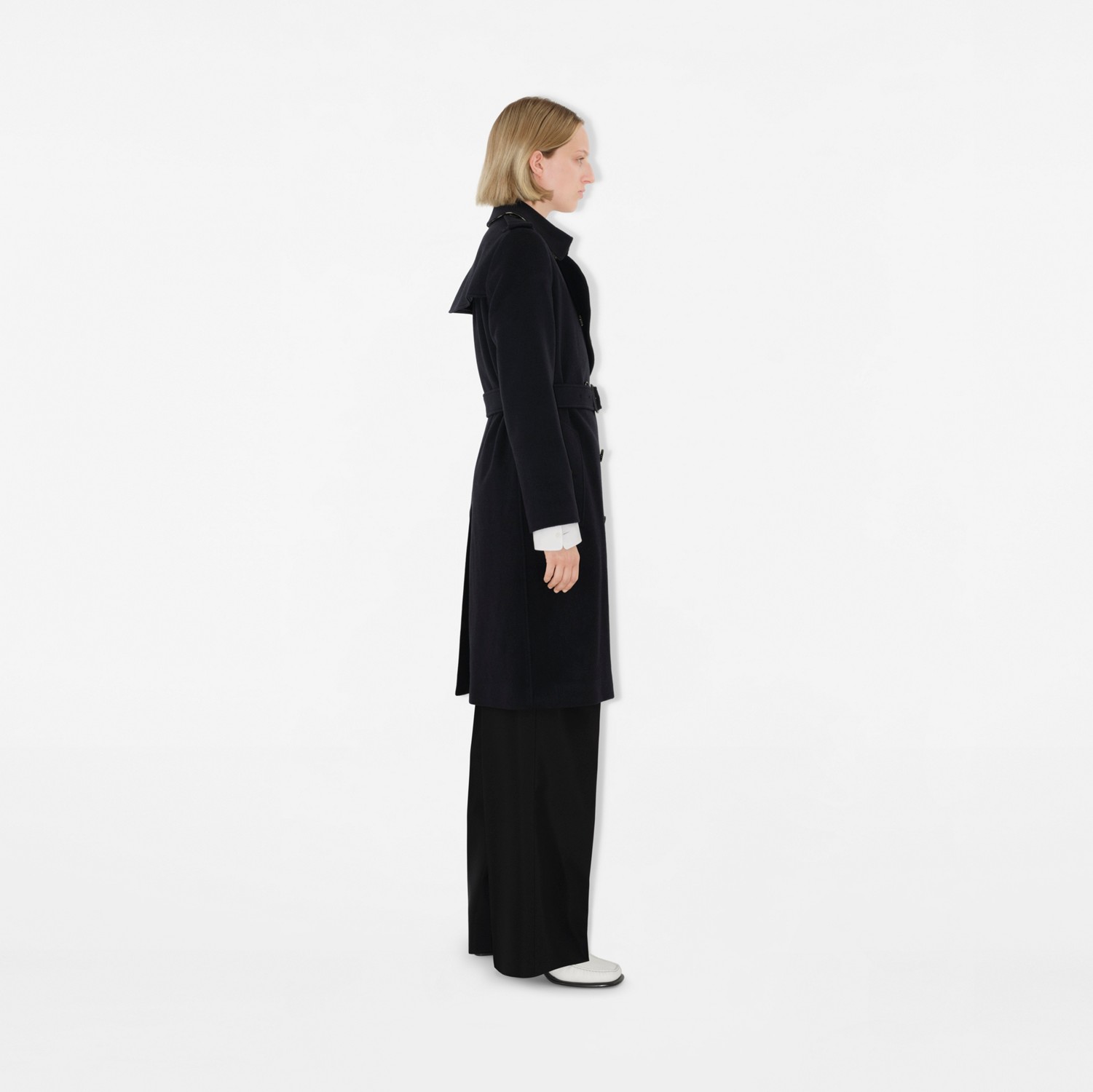 Long Cashmere Blend Kensington Trench Coat