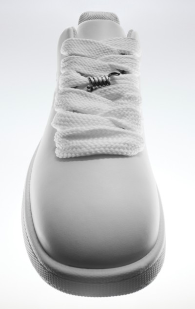 Image présentant les sneakers Box en blanc