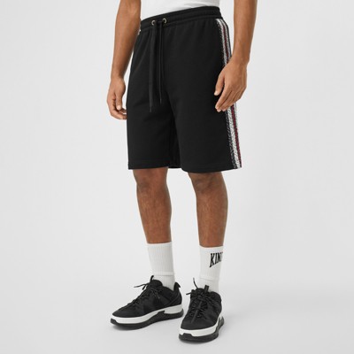 black burberry shorts