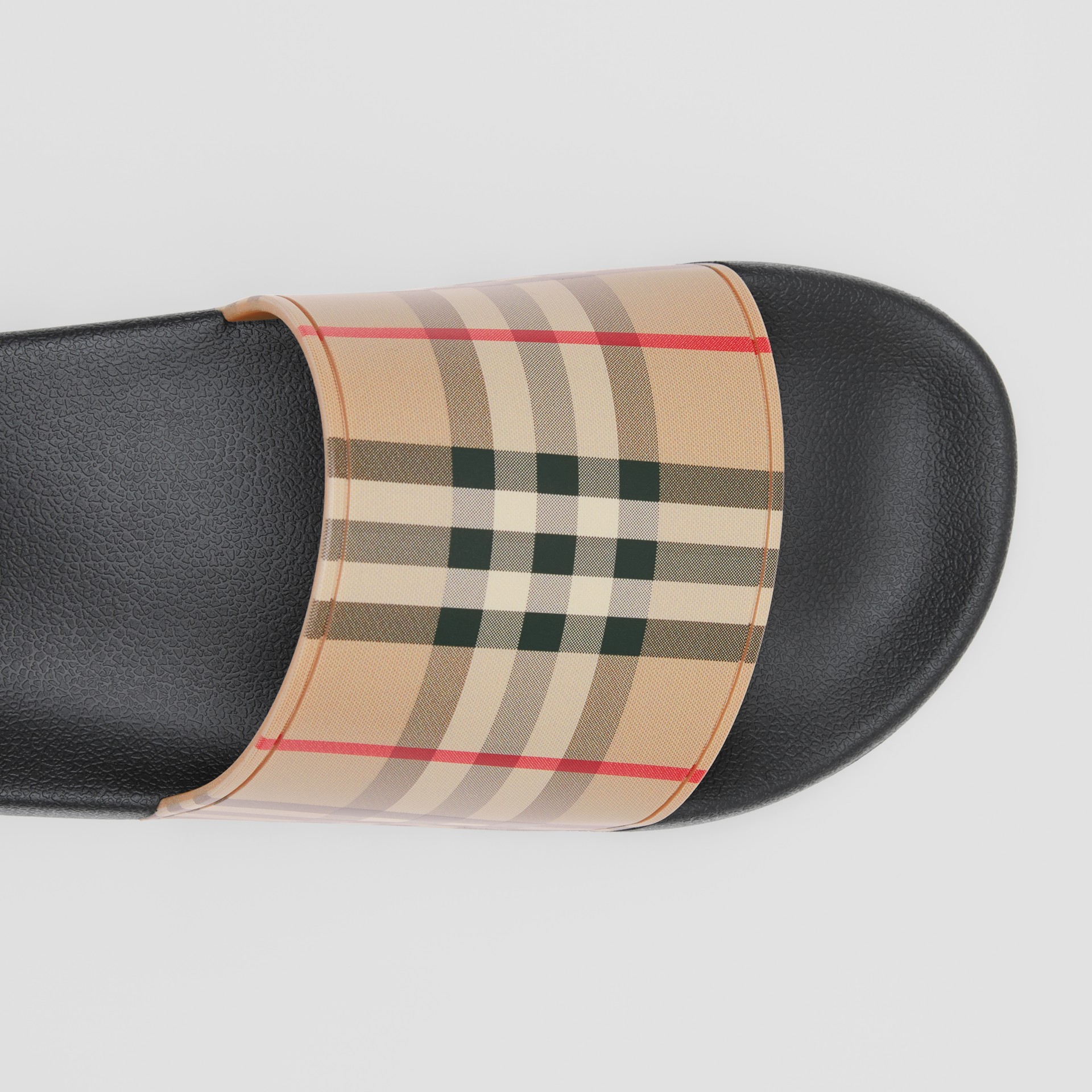 burberry print slides