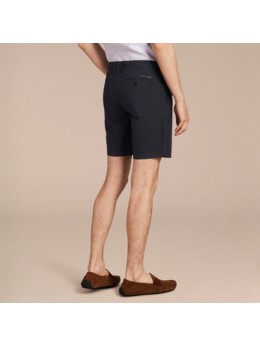 棉府绸卡其短裤