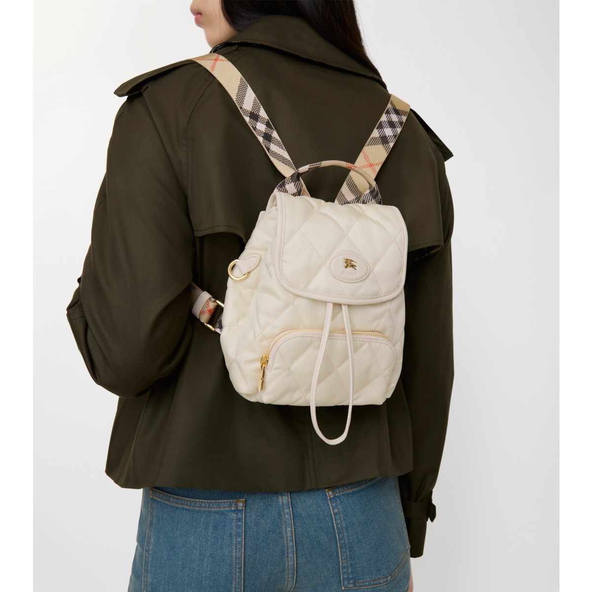 Check Mini Horseshoe Backpack​
