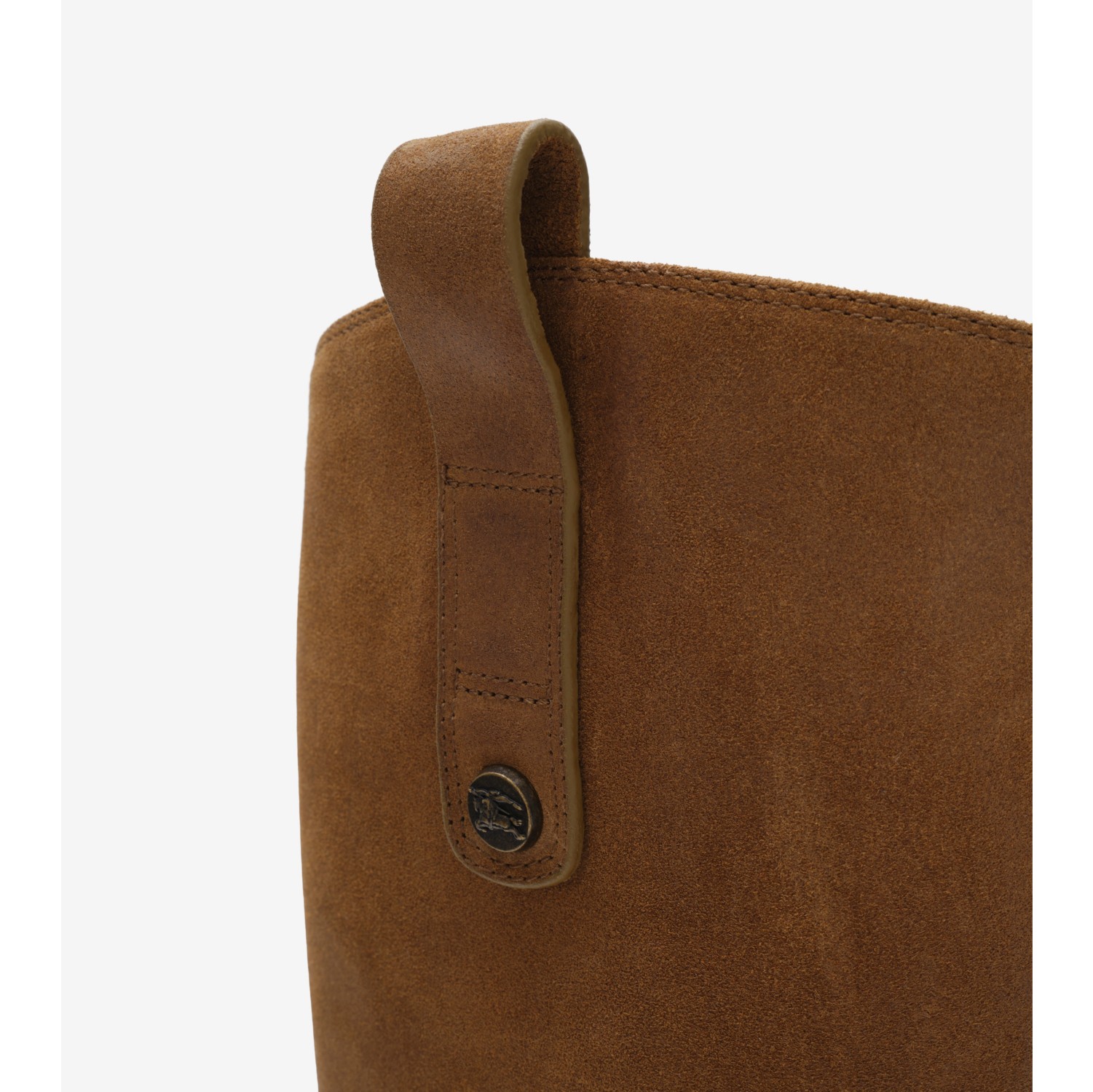 Suede Cavalier Boots in Boat brown - Women | Burberry® Official