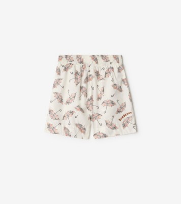 アンブレラ コットンショーツ (キャラコ) | Burberry®公式サイト