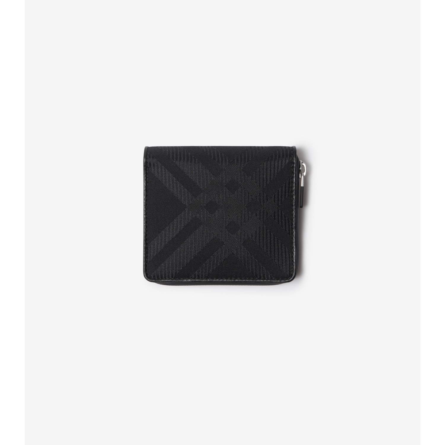 Medium Check Jacquard Zip Wallet