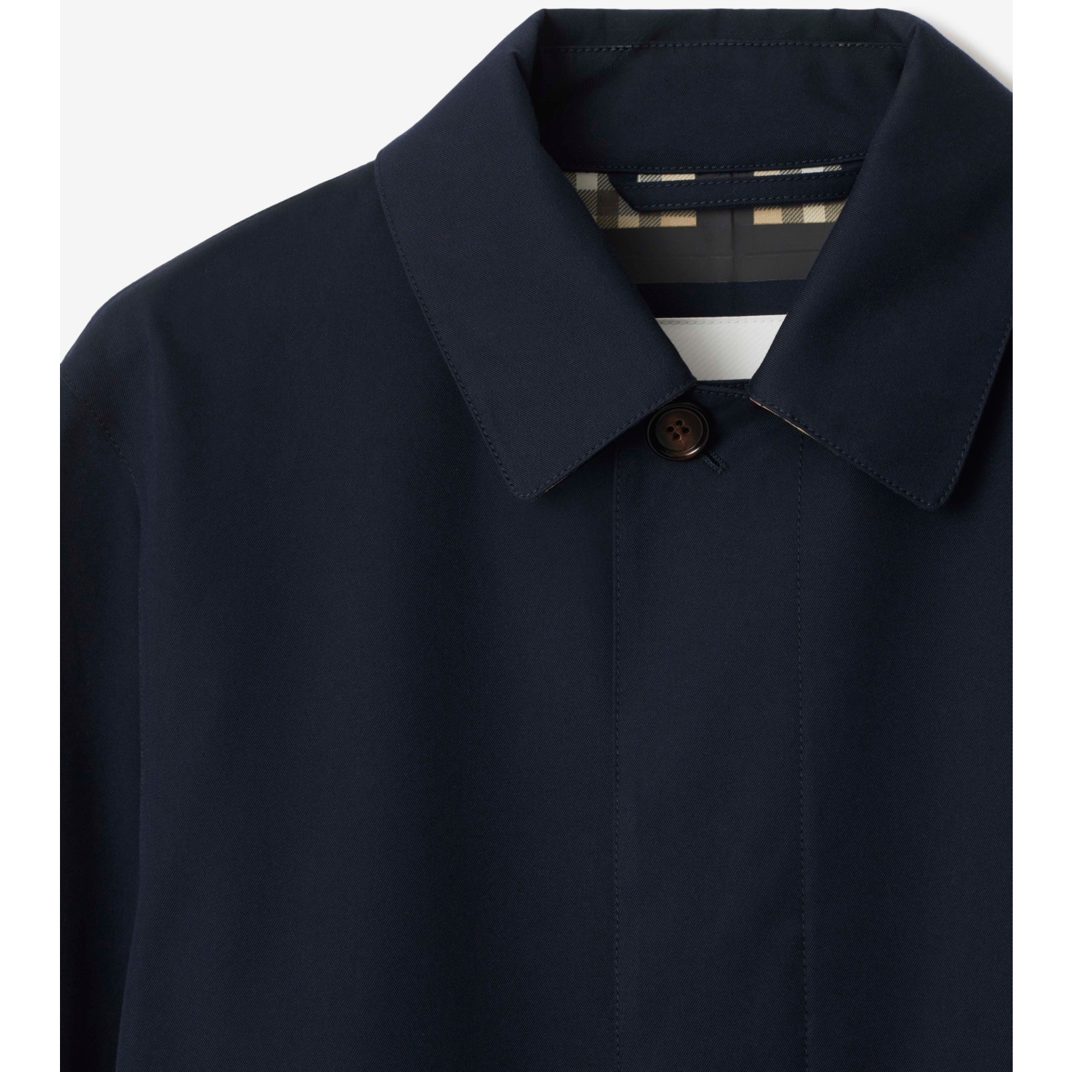 Mid-length Bonded Gabardine Car Coat