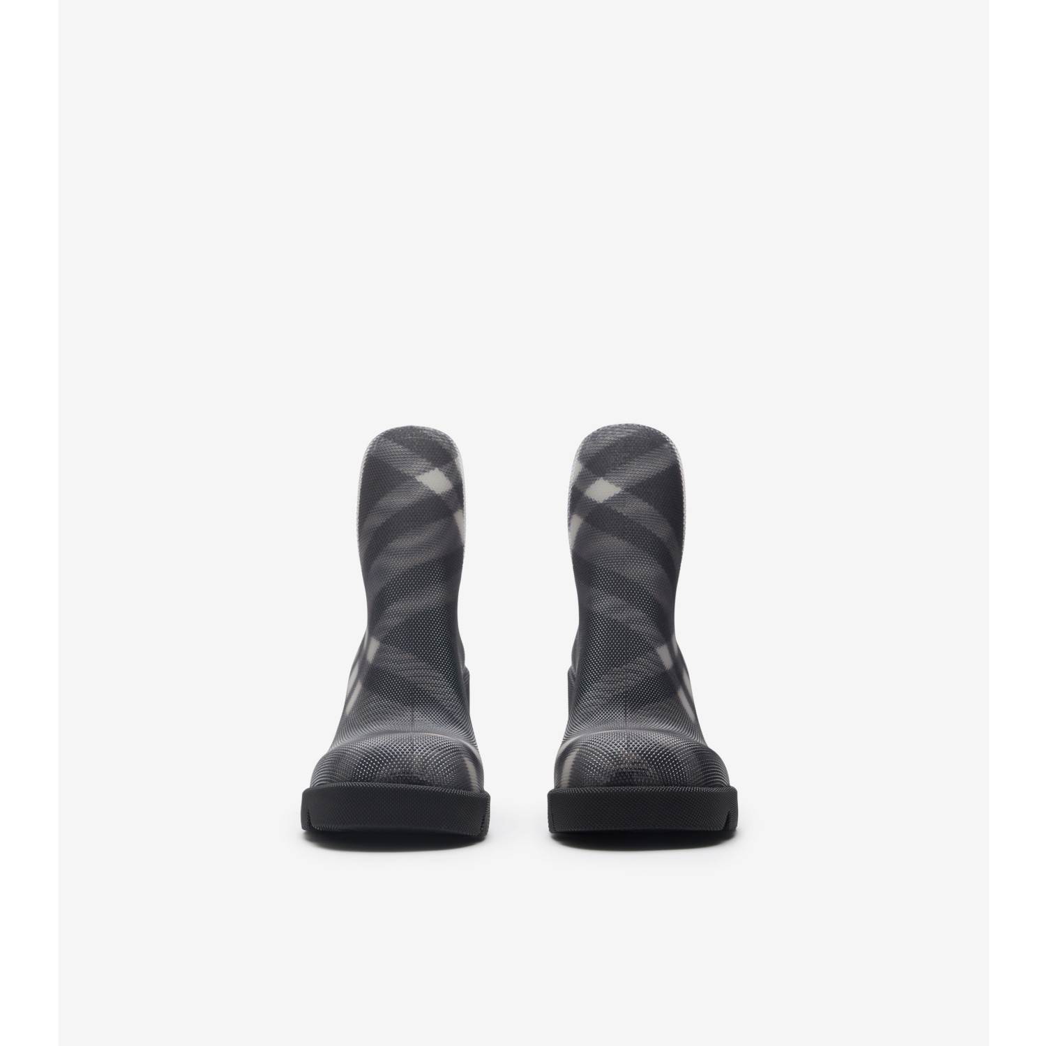 Check Rubber Marsh Heel Boots