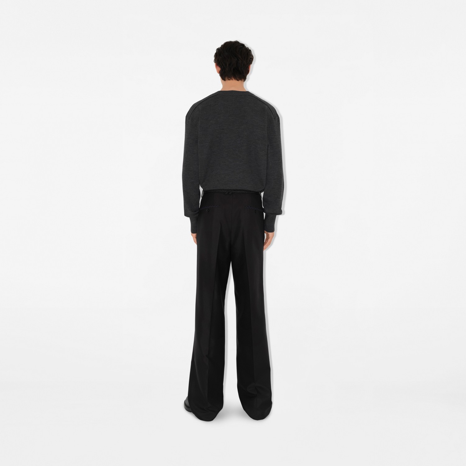 Wool Sweater in Grey - Men | Burberry® Official Wool Sweater in Grey - Men | Burberry® Official