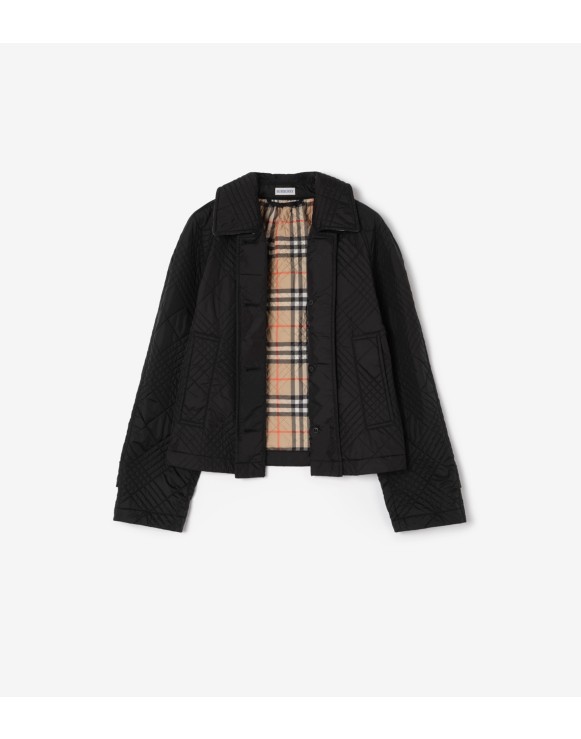 ウィメンズ デザイナー キルティングジャケット | Burberry®