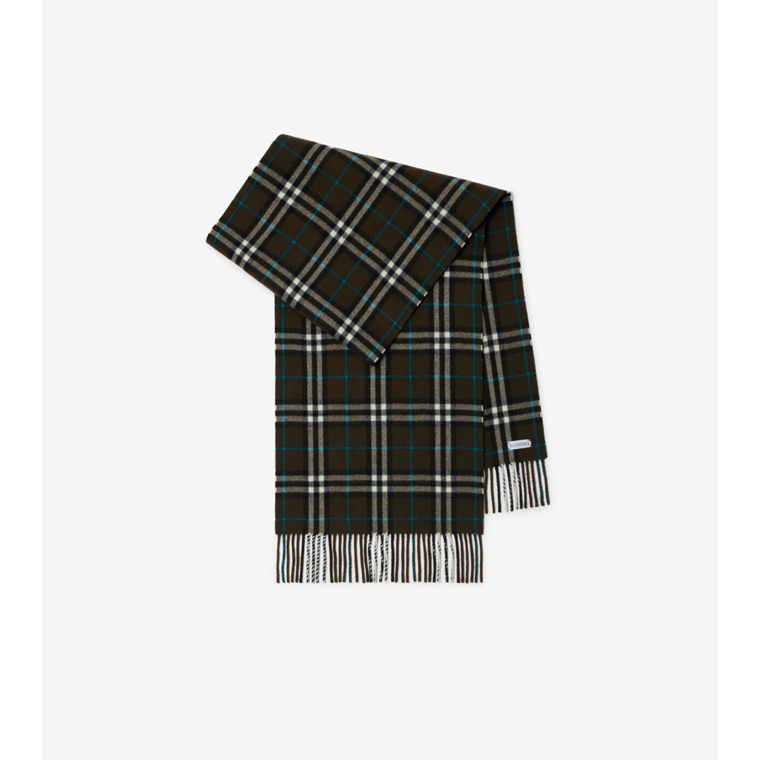 Check Cashmere Scarf