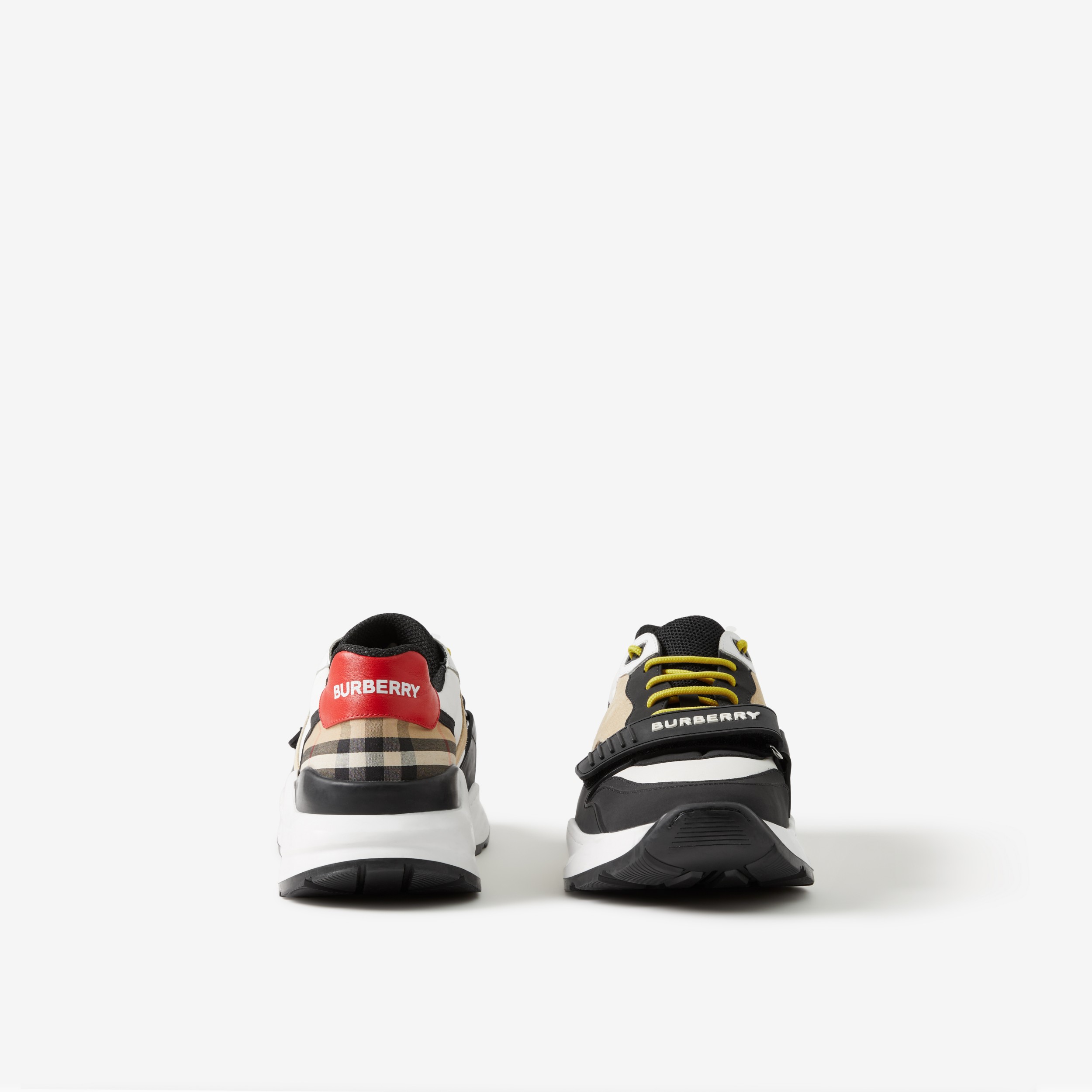 burberry nova check sneakers