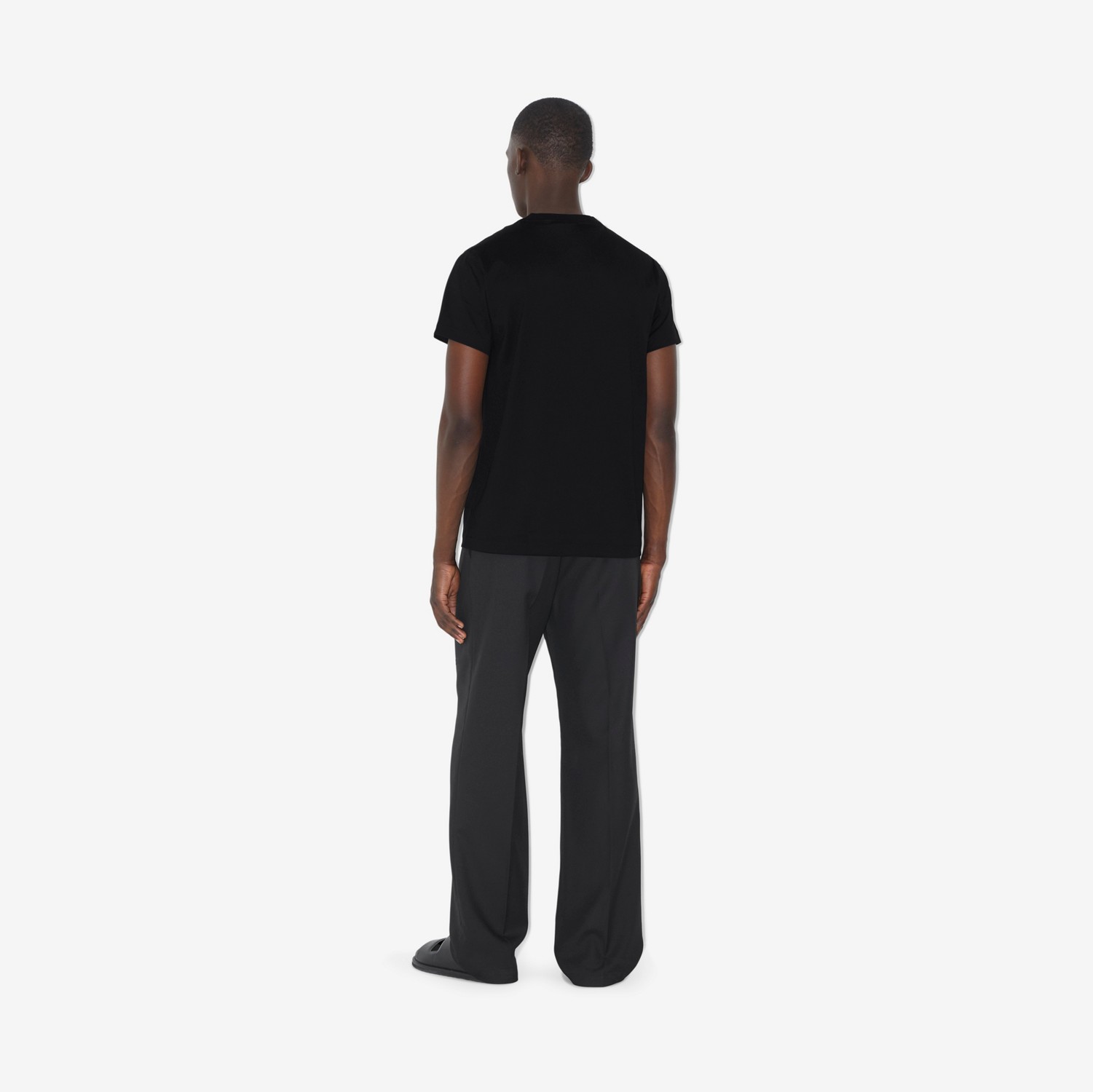 Camiseta con monograma (Negro) - Hombre | Burberry® oficial