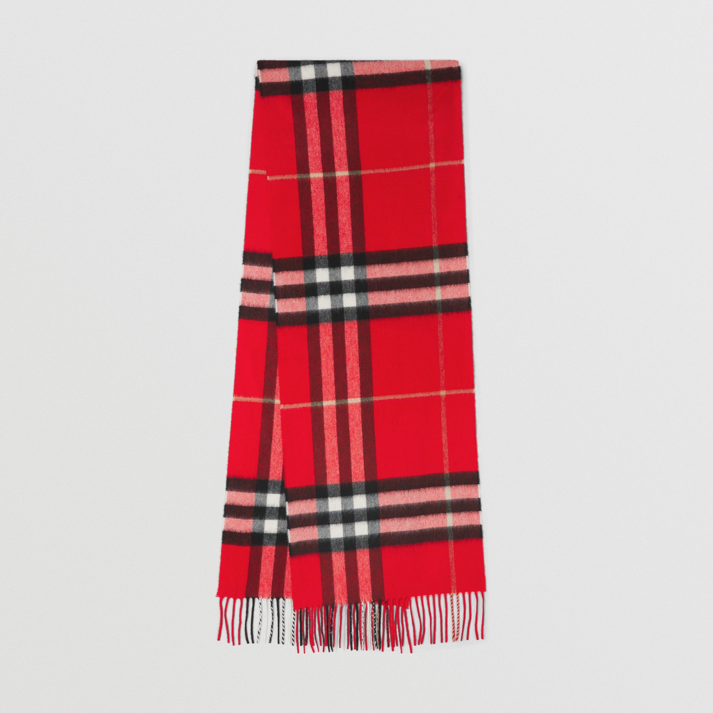 The Classic Cashmere Scarf in Red | Burberry® Official - 1
