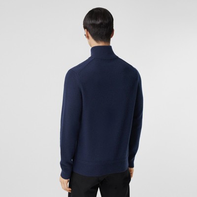 burberry azul zip