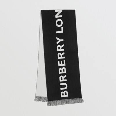 burberry scarf with logo