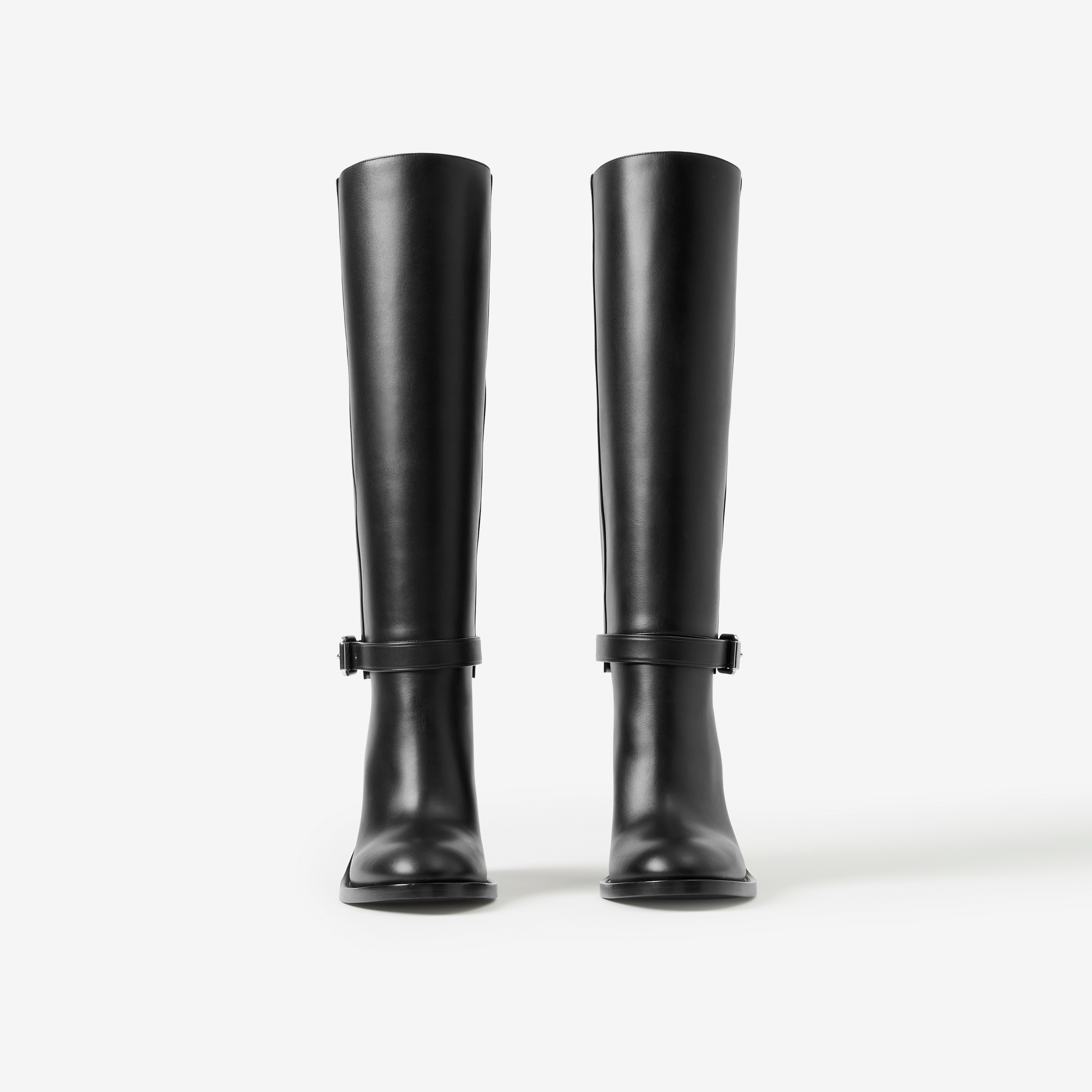 Leather Boots in Black - Women | Burberry® Official - 2