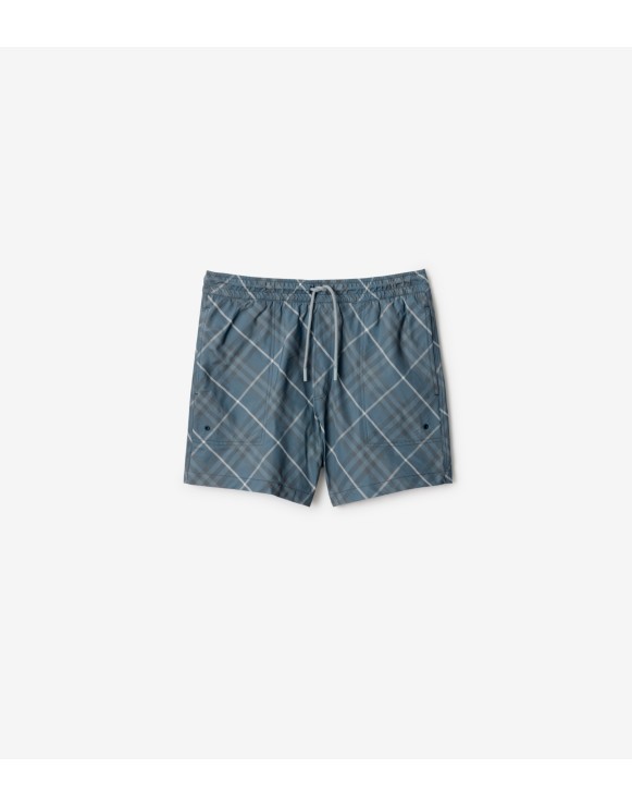 Check Swim Shorts
