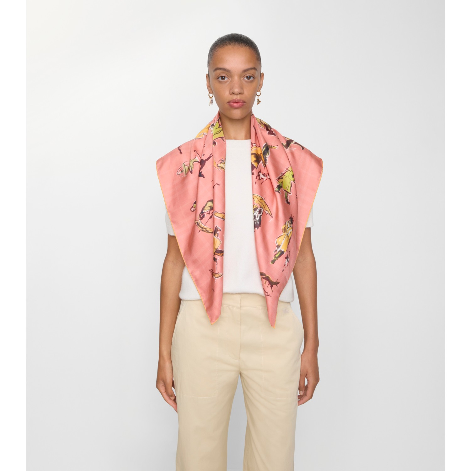 Paws on Parade Silk Scarf