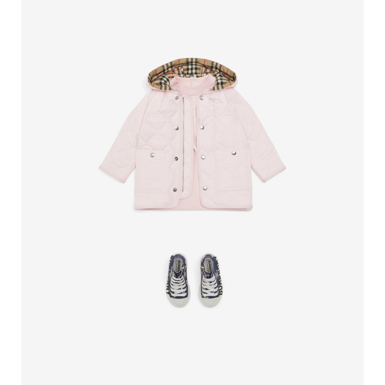 Pink burberry outlet jacket