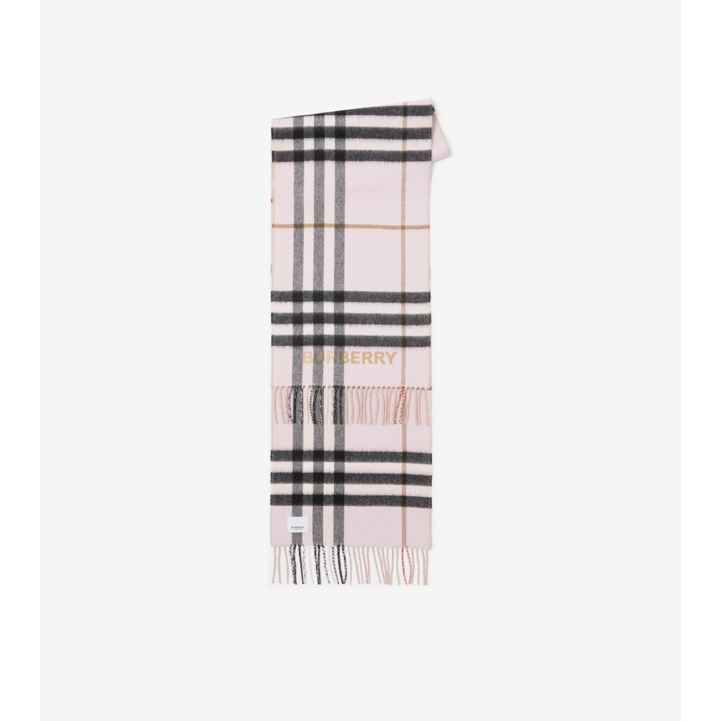 Burberry The Classic Check Cashmere Scarf Archive Beige in Wool - US