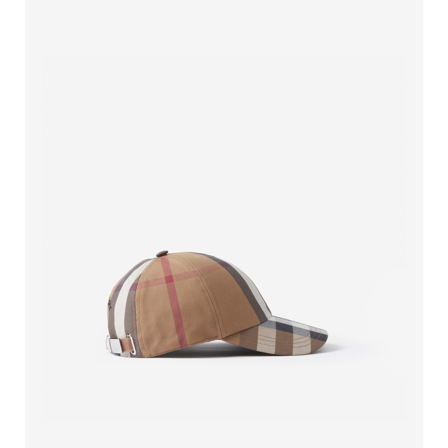 Casquette de baseball en coton Check