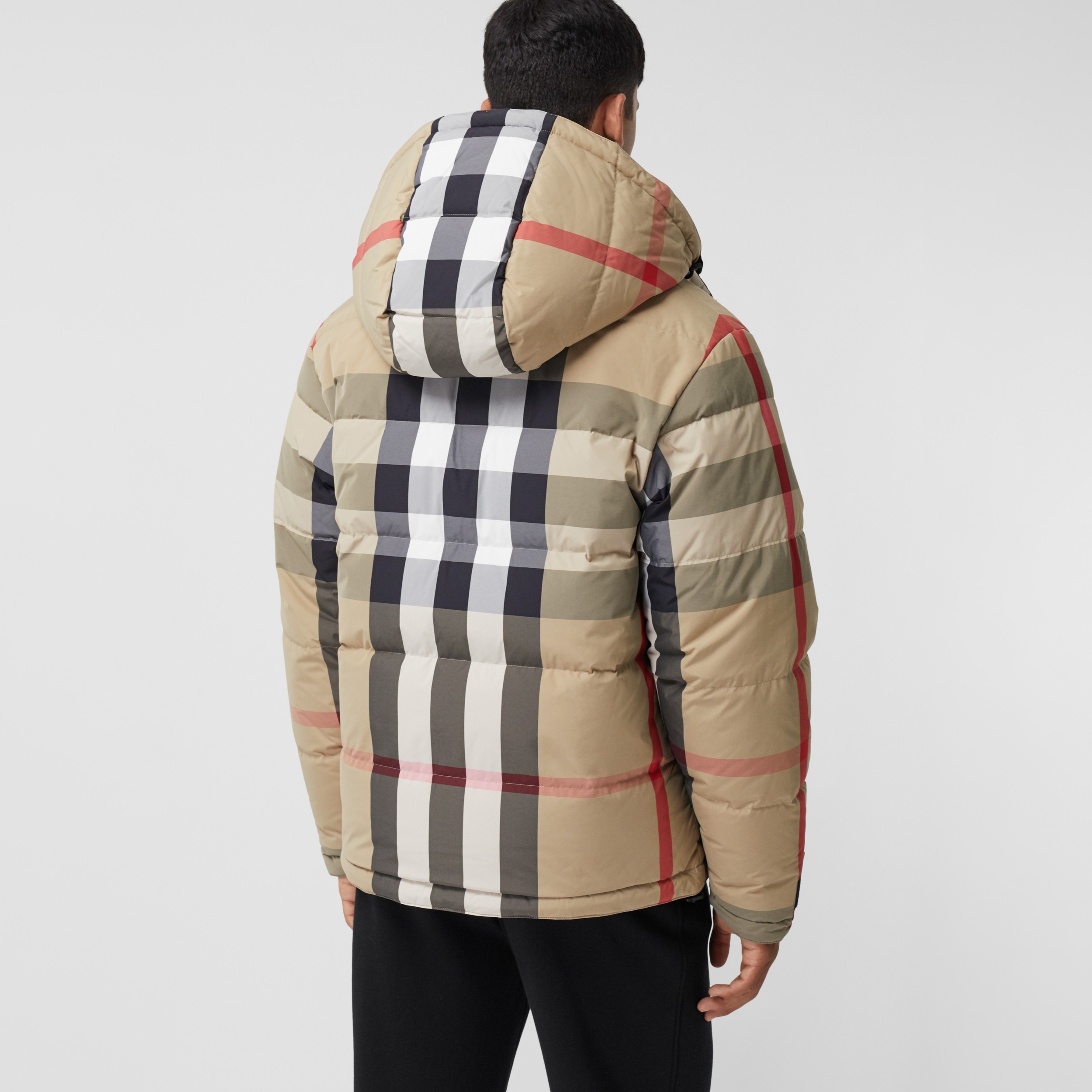 Reversible Recycled Nylon Re:Down® Puffer Jacket in Archive Beige/black ...