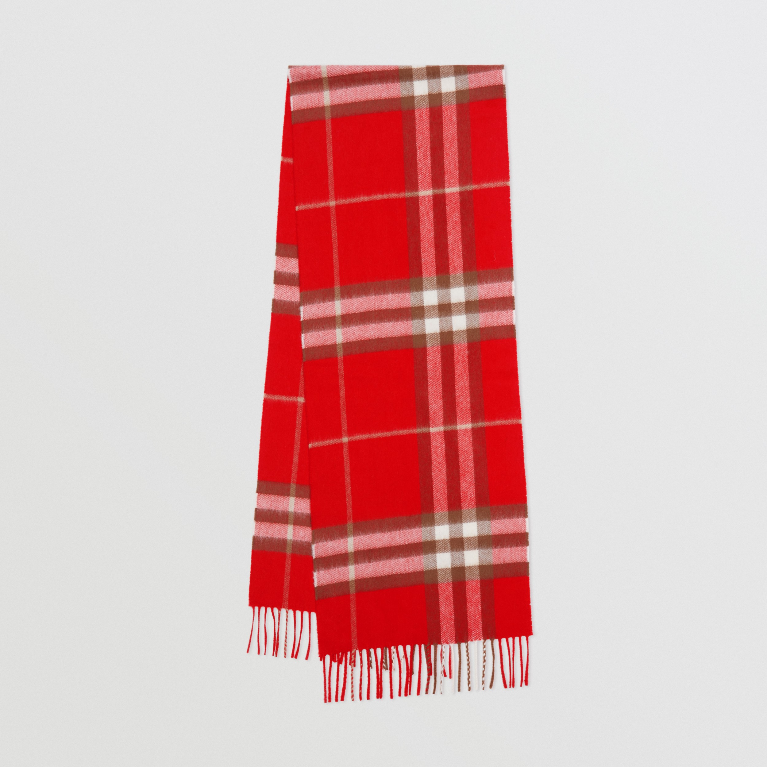 The Burberry Check Cashmere Scarf in Grey | Burberry® Official