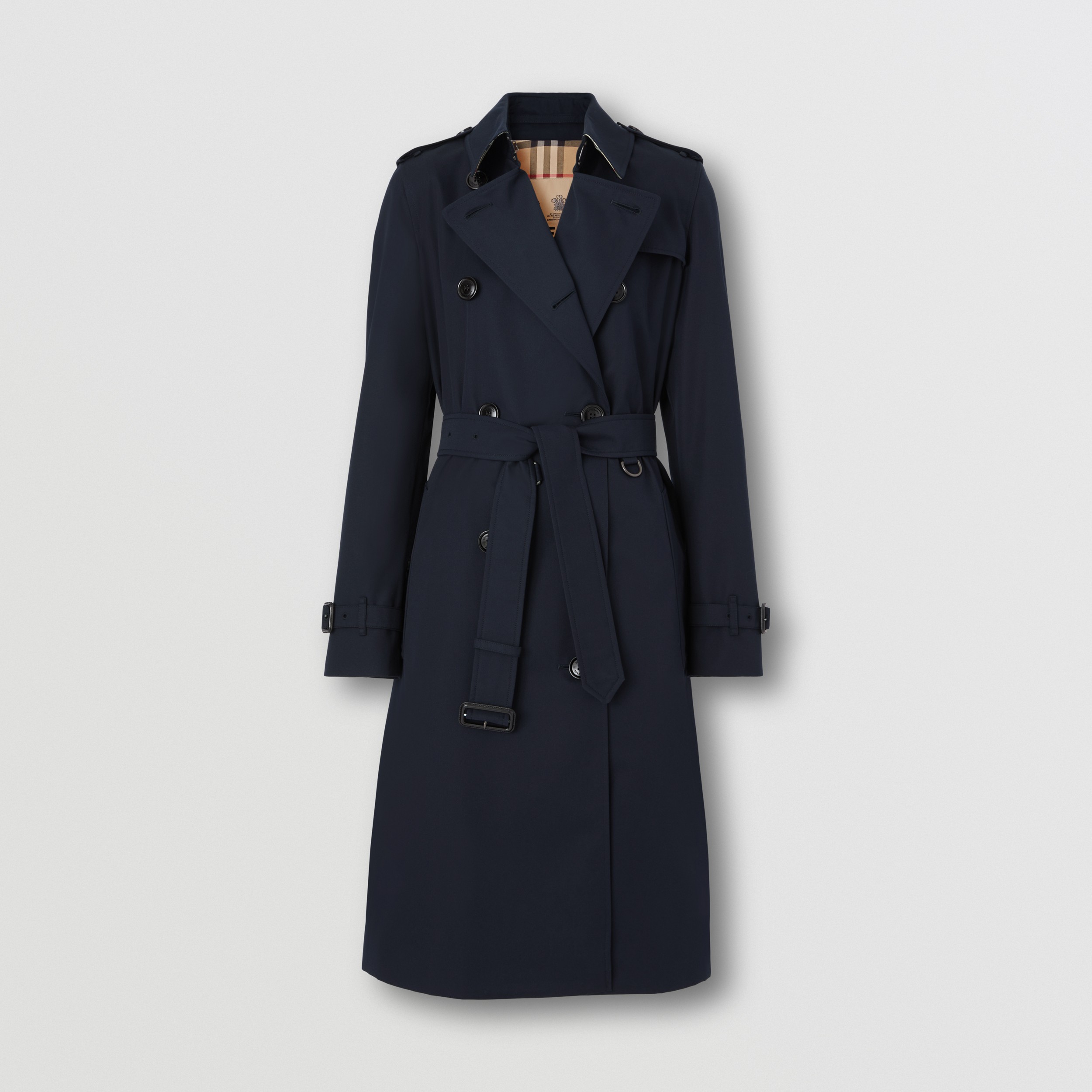 The Long Kensington Heritage Trench Coat in Coal Blue - Women | Burberry® Official - 4