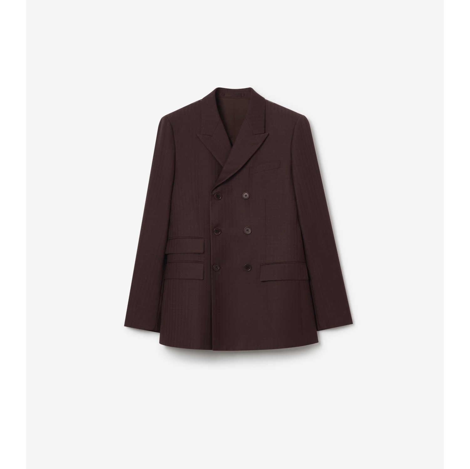 Striped Wool Mohair Tailored Jacket