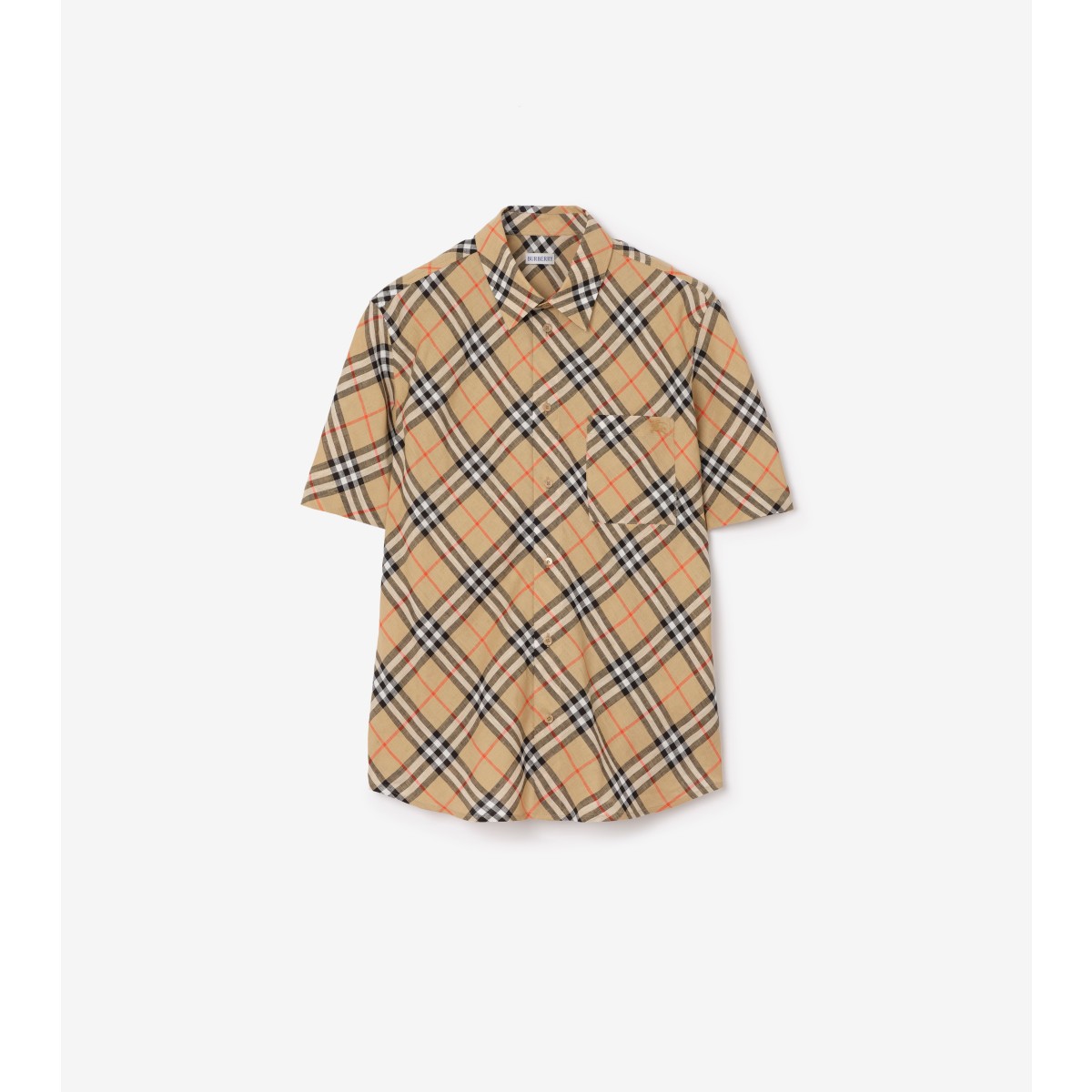  Check Relaxed Fit Linen Shirt