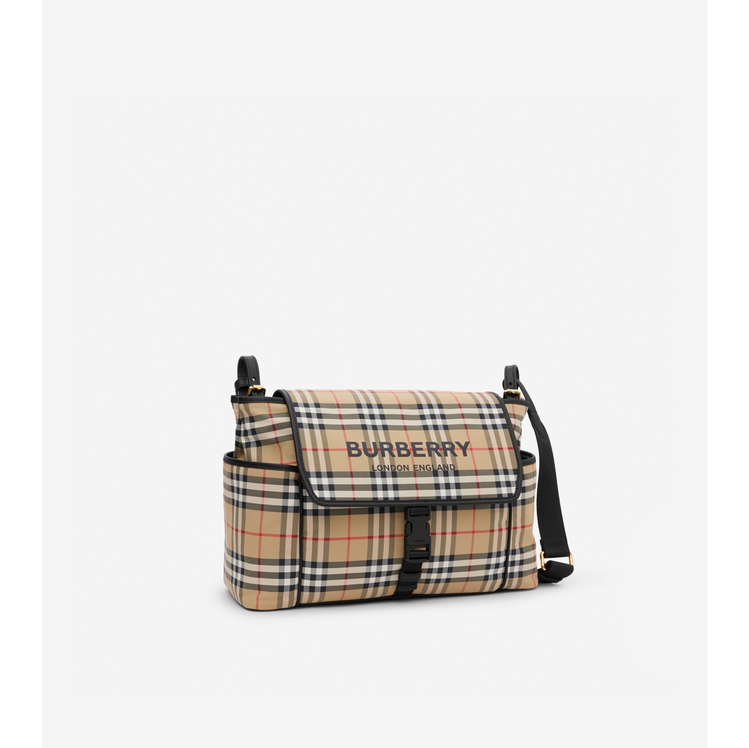 Vintage Check Nylon Baby Changing Bag in Archive Beige - Children |  Burberry® Official