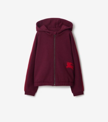 Burberry velvet hoodie sale