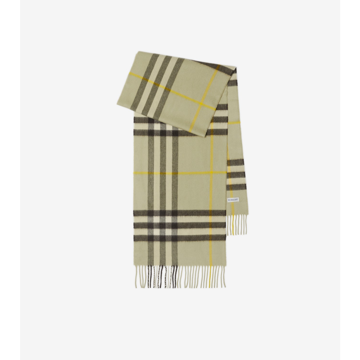 チェック カシミアスカーフ (ハンター) | Burberry®公式サイト