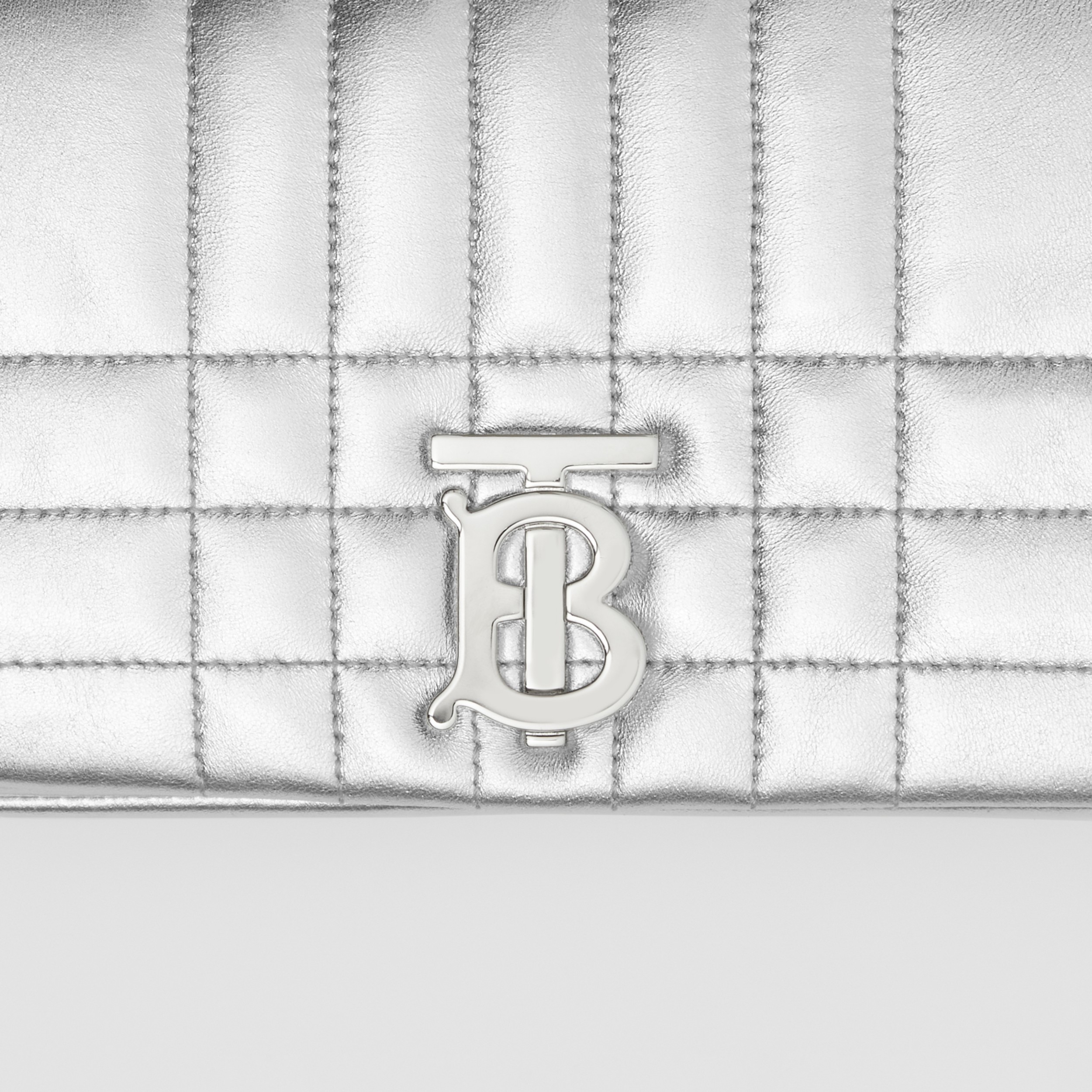 Small Lola Bag in Silver - Women | Burberry® Official - 2