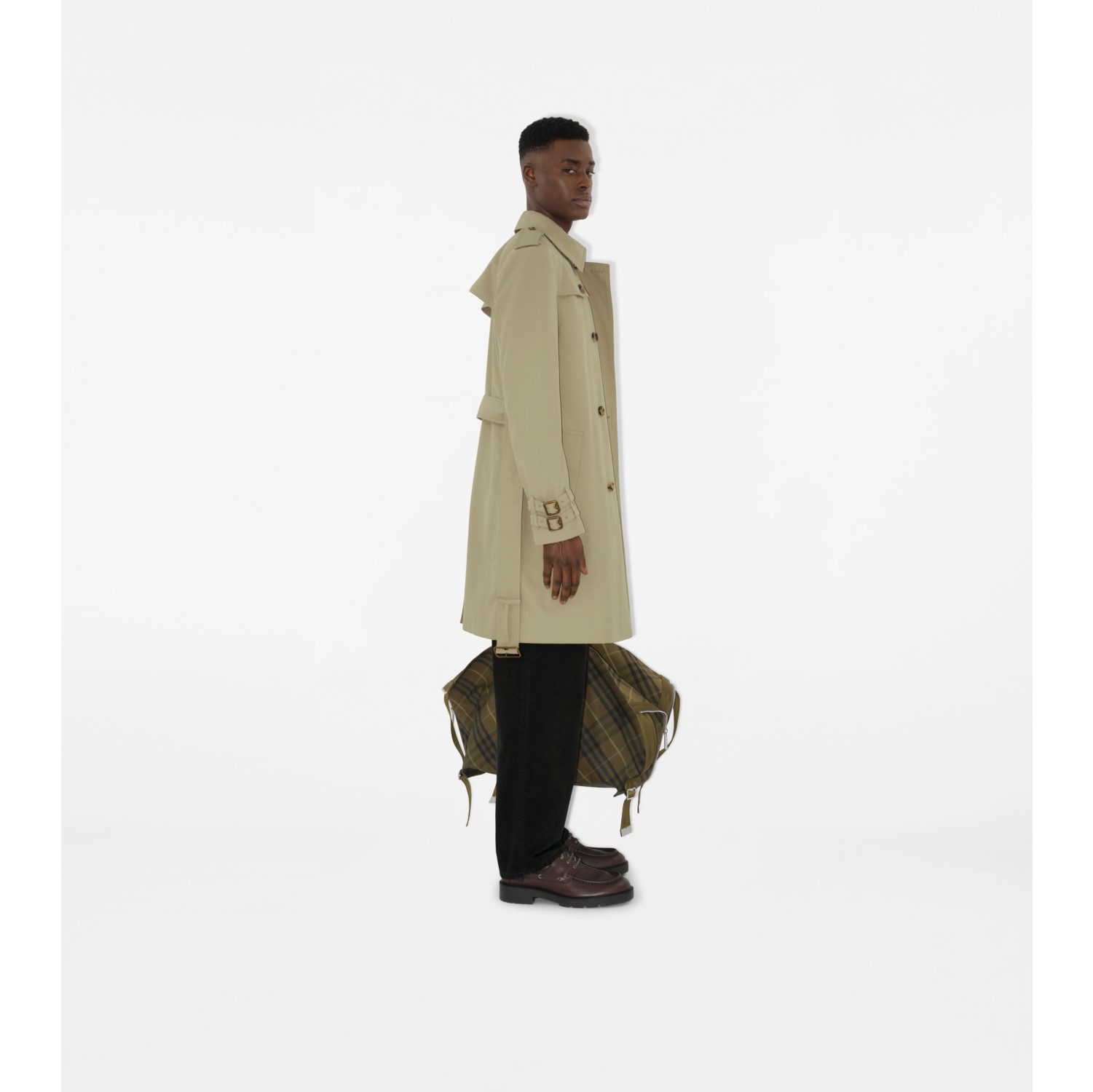 Mid-length Gabardine Trench Coat